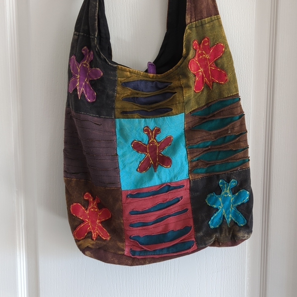 Nepal Fair Trade Purse/Messenger Bag - Picture 3 of 9